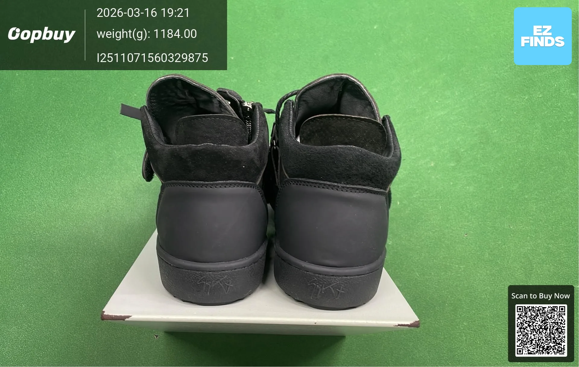 Autumn and Winter New High-Top Casual Shoes for Men, Genuine Leather, Fashionable and Versatile Martin Boots, Trendyy Metal Buckle Short Boots, Sneakers for Men — QC-foto 3