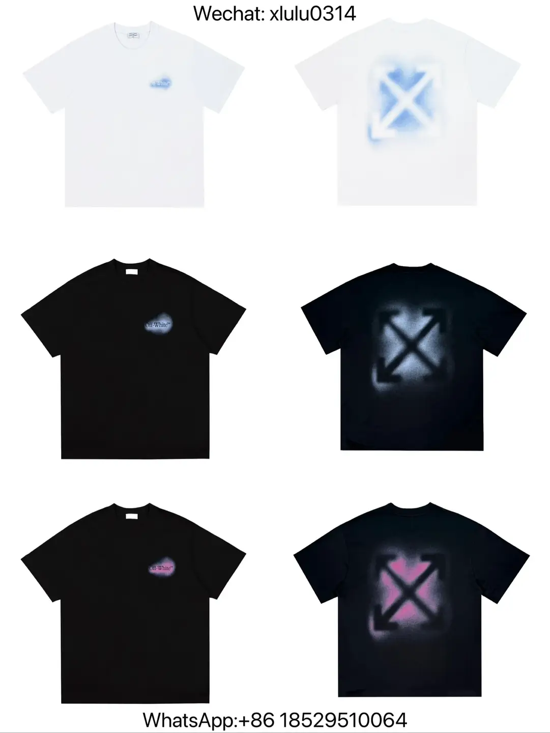 Jasonreps Ow新款泼墨短袖