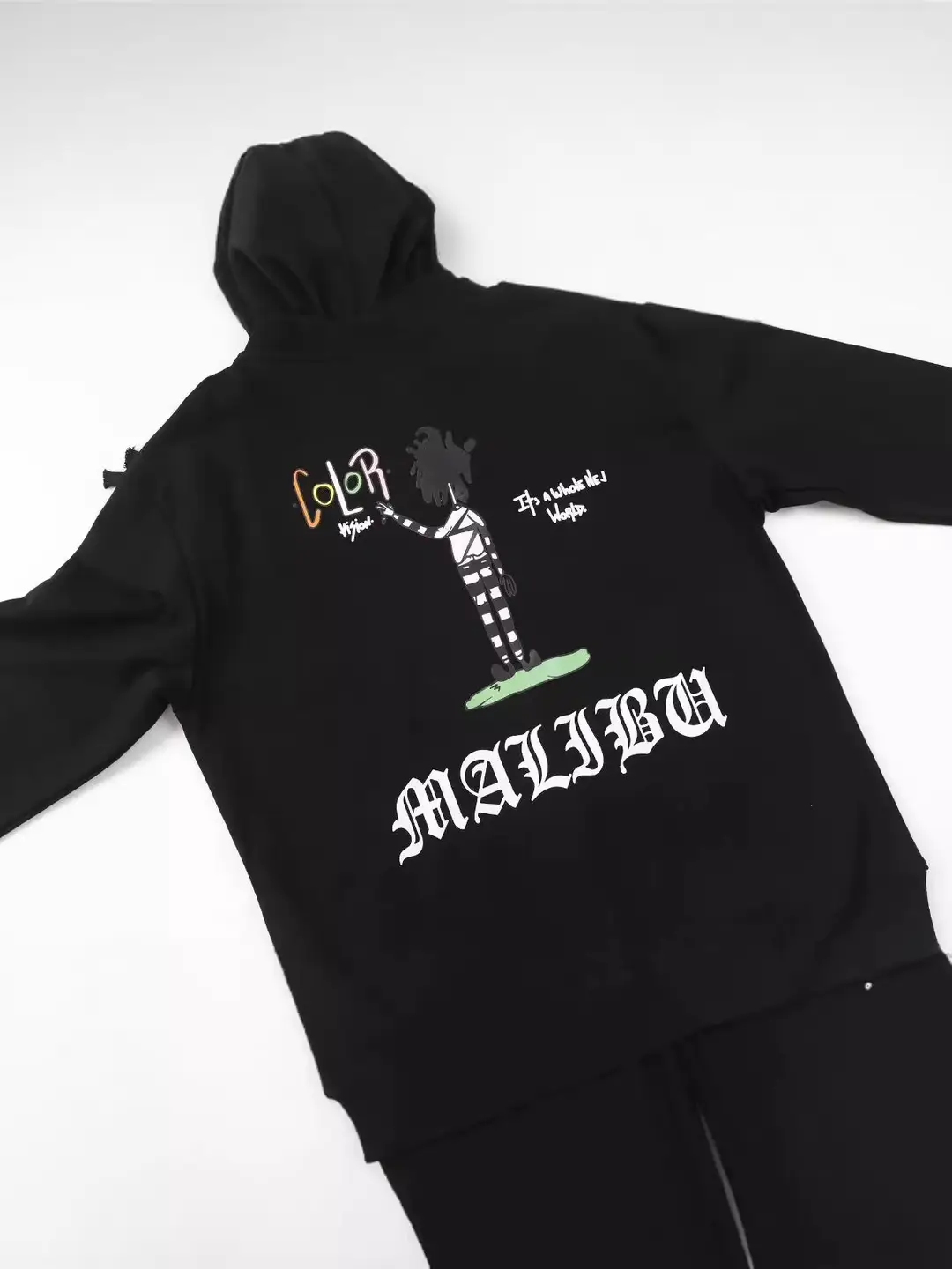 2024SS CH Malibu Graffiti Zipper Hoodie Sweater Jacket Cardigan Men's and Women's Hoodies Cross Border Exclusive