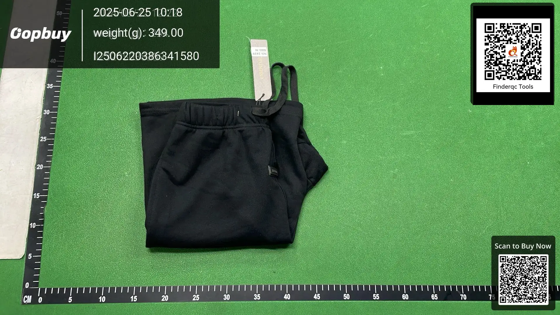 ESSENTIALS Black Sweat Shorts