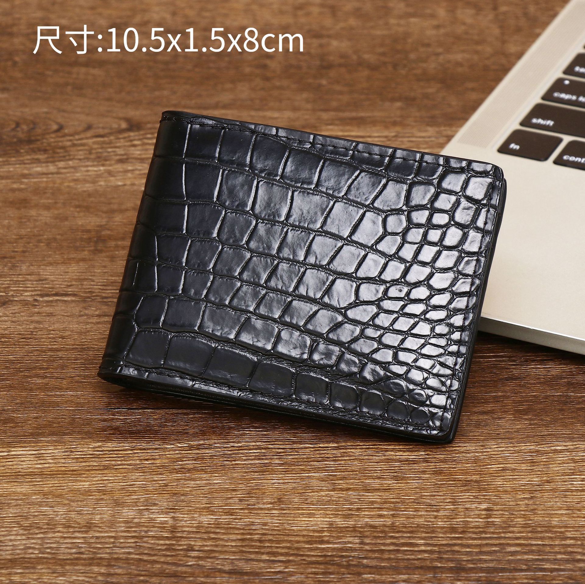 New In-Stock Crocodile Belly Pattern American Card Holder Id Case Driver's License Small Bag Coin Purse Wallet Factory Wholesale