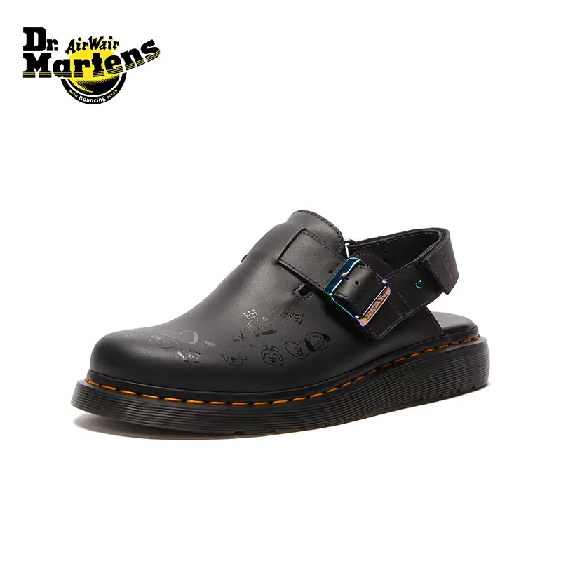 Dr.Martens Jorge Ii Bt21 Joint Spring and Summer Half Slippers Bean Bag Slip-On Muller Birkenstocks