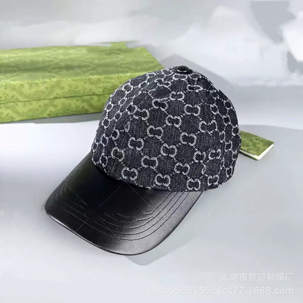 High-End Quality Fashionable Classic Old-Fashioned Retro Style Denim Baseball Cap with Large Head Circumference for Men and Women Sun Protection Duck Cap