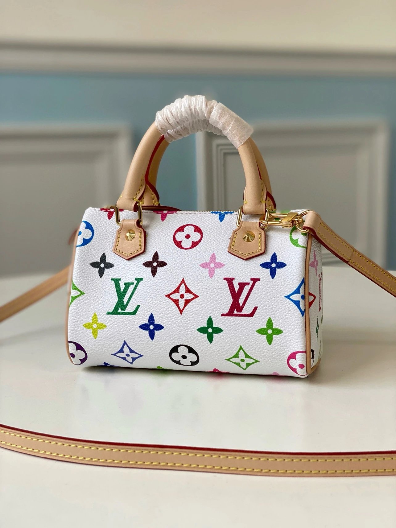 Louis Vuitton Speedy Monogram Multicolore Fotografie QC de pe WEIDIAN pe Qualit.ly
