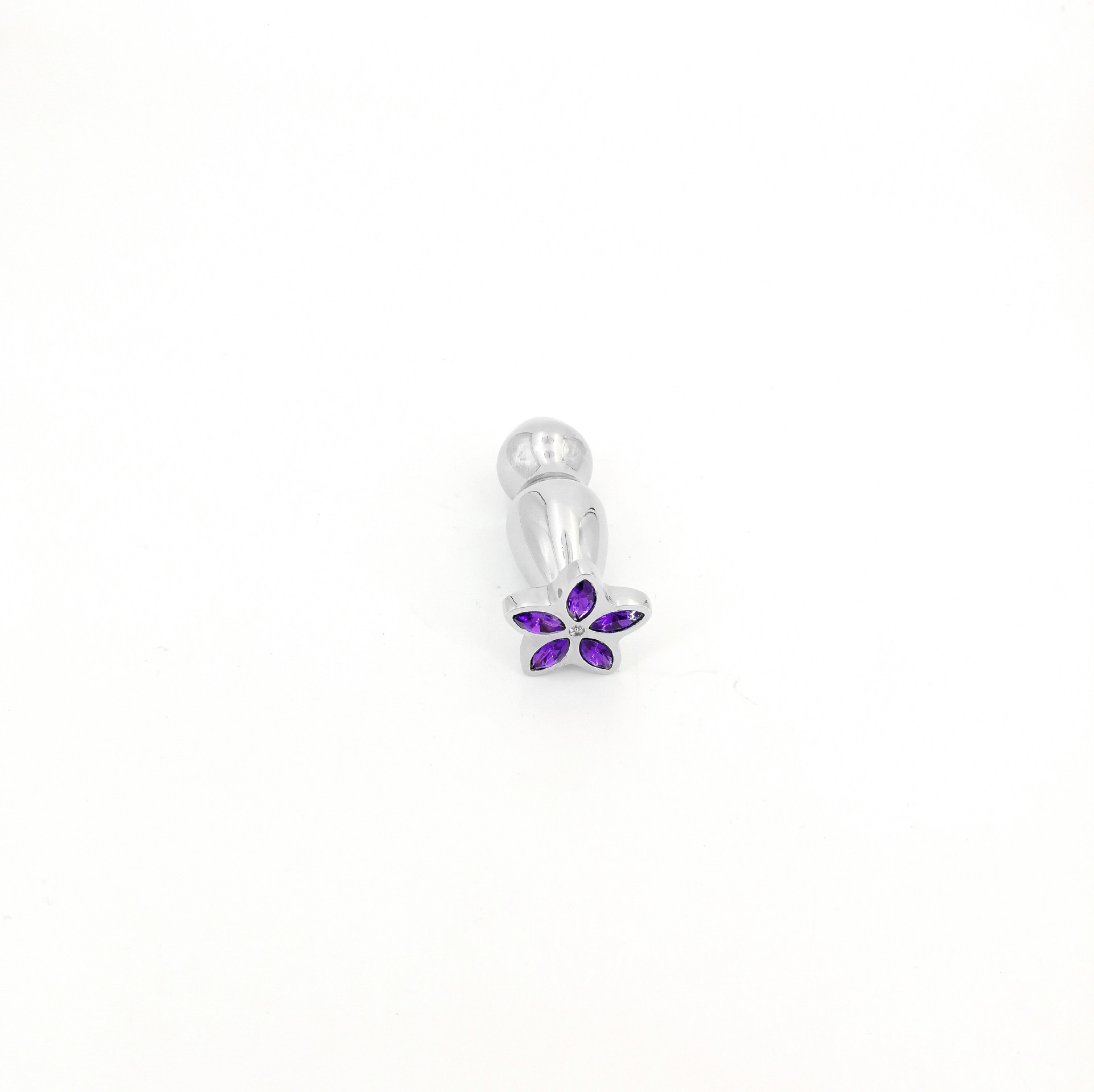 2020 new metal back panel anal plug adult fun detachable gourd ball five-star base factory outlet