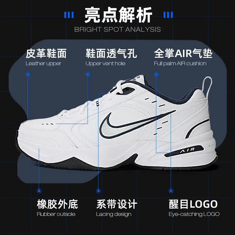 Nike Men's Shoes Official Flagship Store Authentic 2025 Summer New arrival Sports Shoes Casual Dad Shoes Sneakers 415445