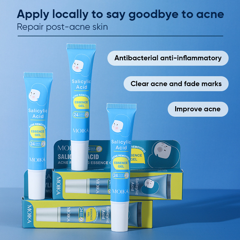 Foreign trade cross-border salicylic acid acne essence gel facial acne repair gel export for skin care products wholesale
