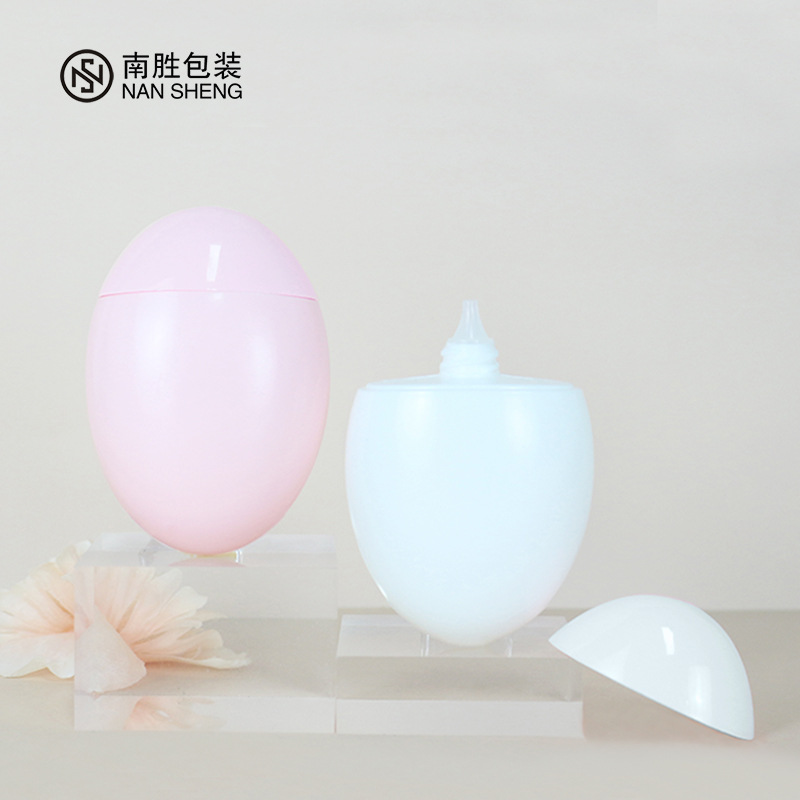 Factory 60g Goose Egg Hand Cream Hose Plastic Isolation BB Cream Sunscreen Bottle Cosmetic Hose Empty Tube Bottle