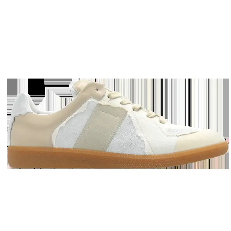 In-Stock Patchwork Men's Casual Shoes 2025 Cross-Border Spring New Low-Heeled Trendy Shoes Retro German Training Shoes Men's Sports