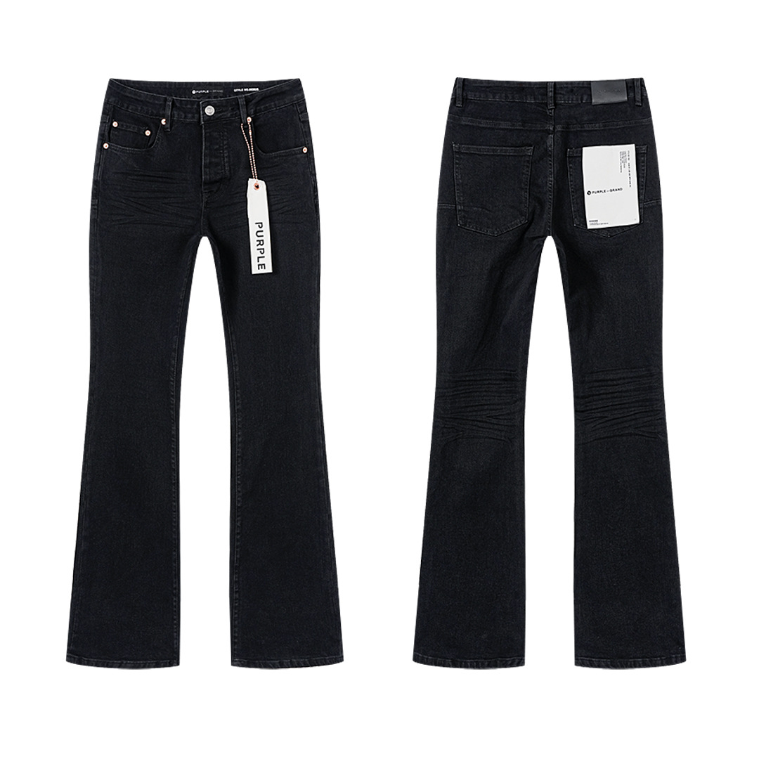 Cross-Border Trendy Brand Purple Brand Jeans European and American Style High Street Slim Fit Versatile Jeans with a Washed Vintage Look