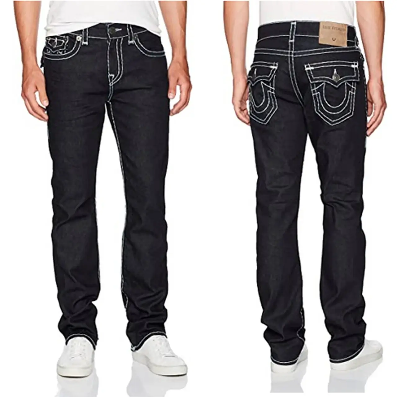 Jeans Thick Line Loose Straight Casual Pants