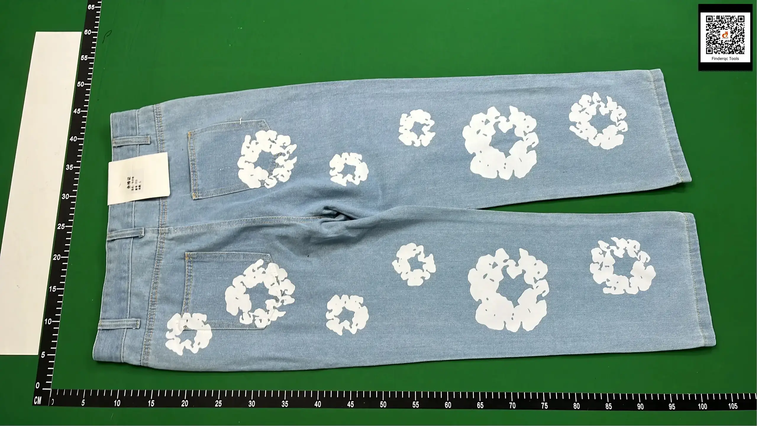 Cross-border E-commerce Loose Comfortable Jeans Y2K Clothes Street Wear Casual Fashion Flower Printed Jeans Men