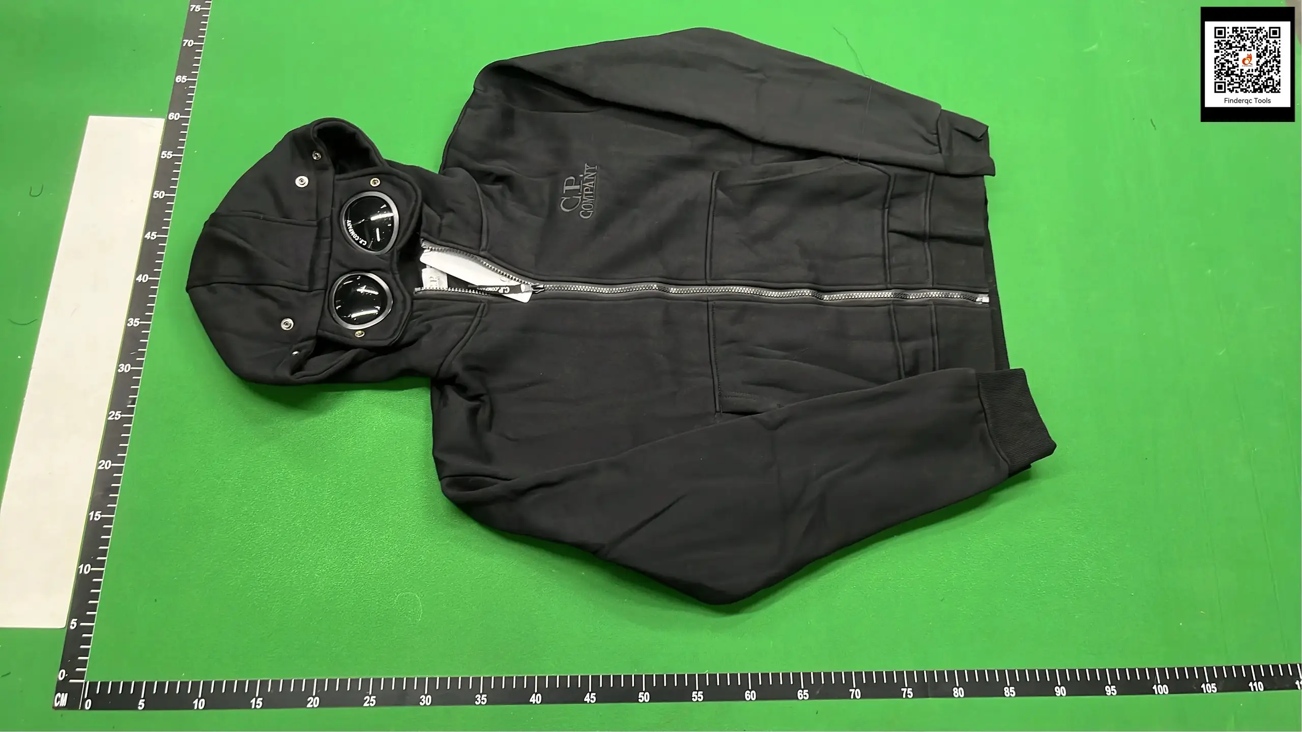 CP Company Goggle Hoodie Black