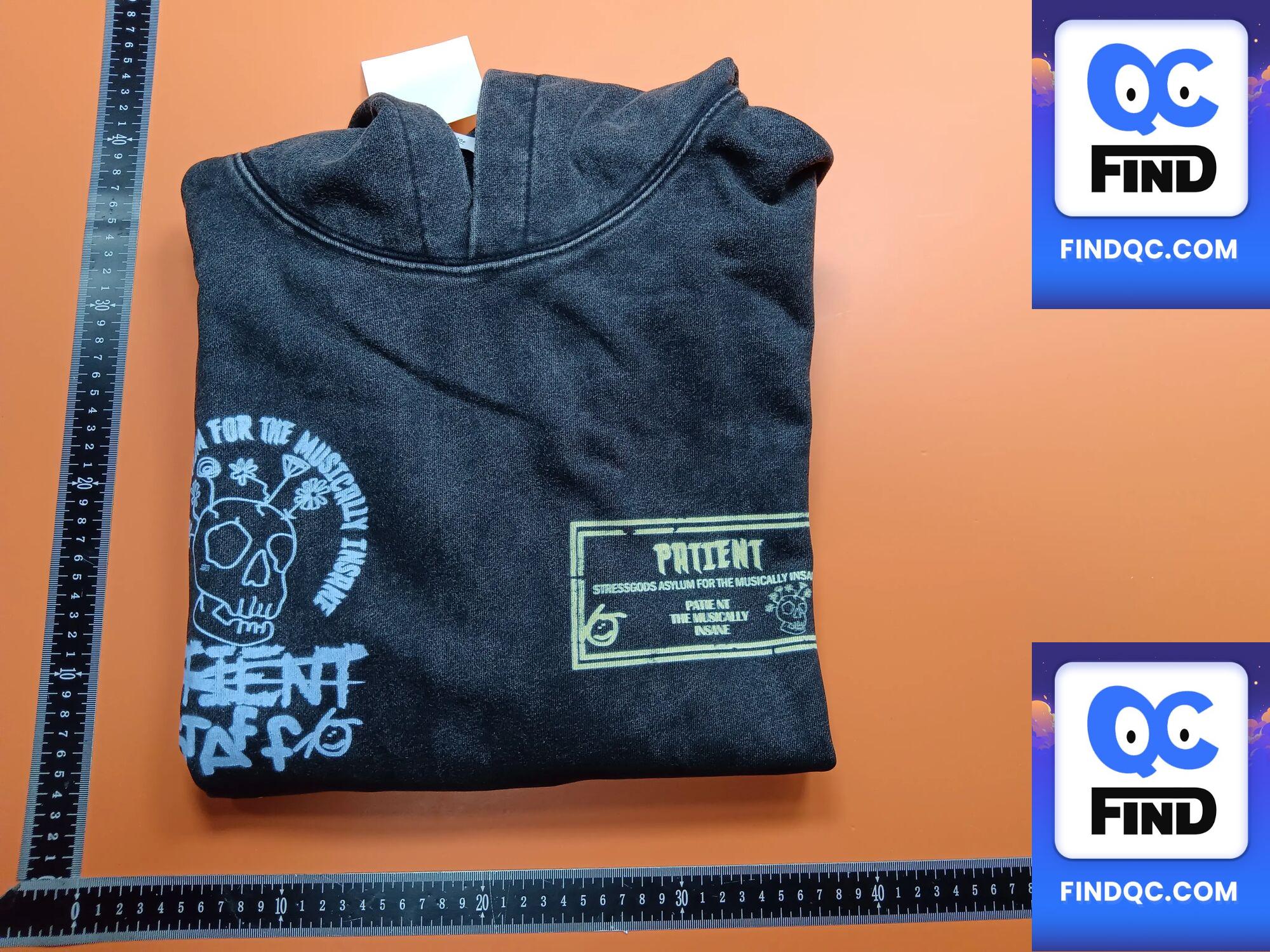 American Style High Street Fashionable Brand Vintage Old Washed Ins Printed Hooded Sweater Loose Vibe Hoodie Men's and Women's Fashionable QC