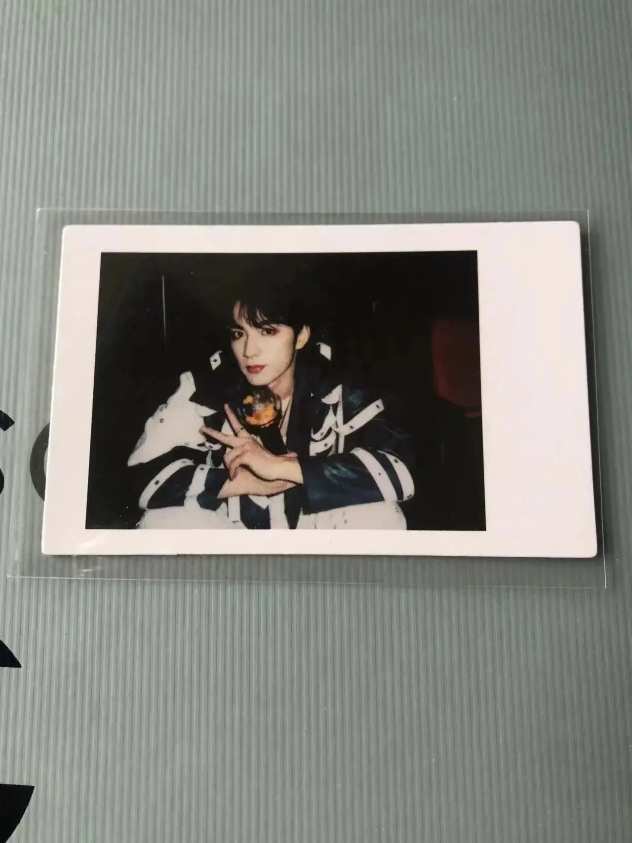 [Postage at Low Price] Liu Yaowen's 4th Anniversary Aid Stick Bierka Blue Clothes Aid Stick Card