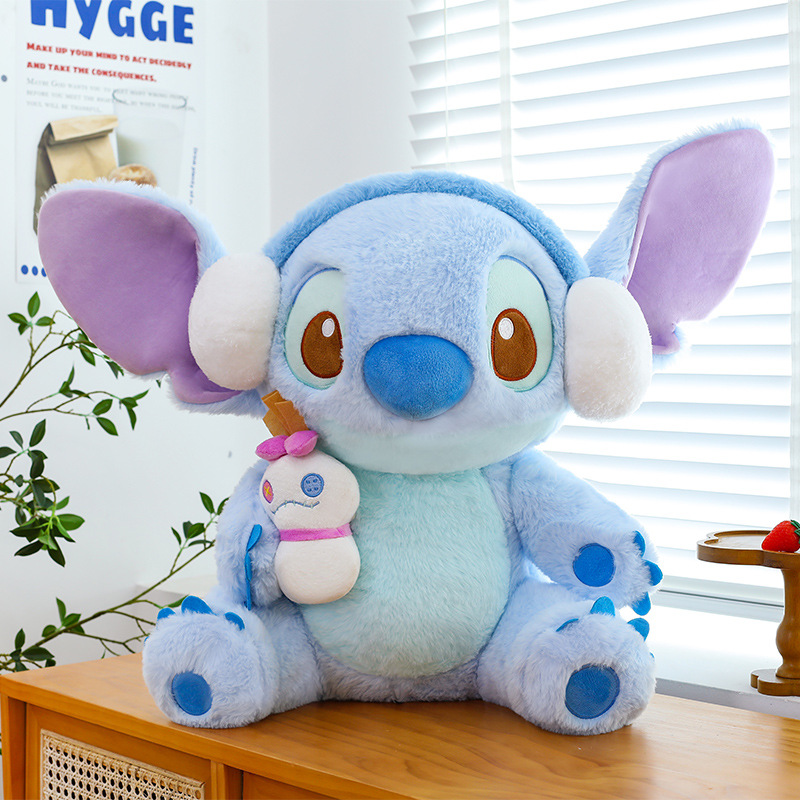 Foreign Trade New Winter Large Christmas Stitch Boys and Girls Holiday Gift Children's Pillow Cloth Doll Doll