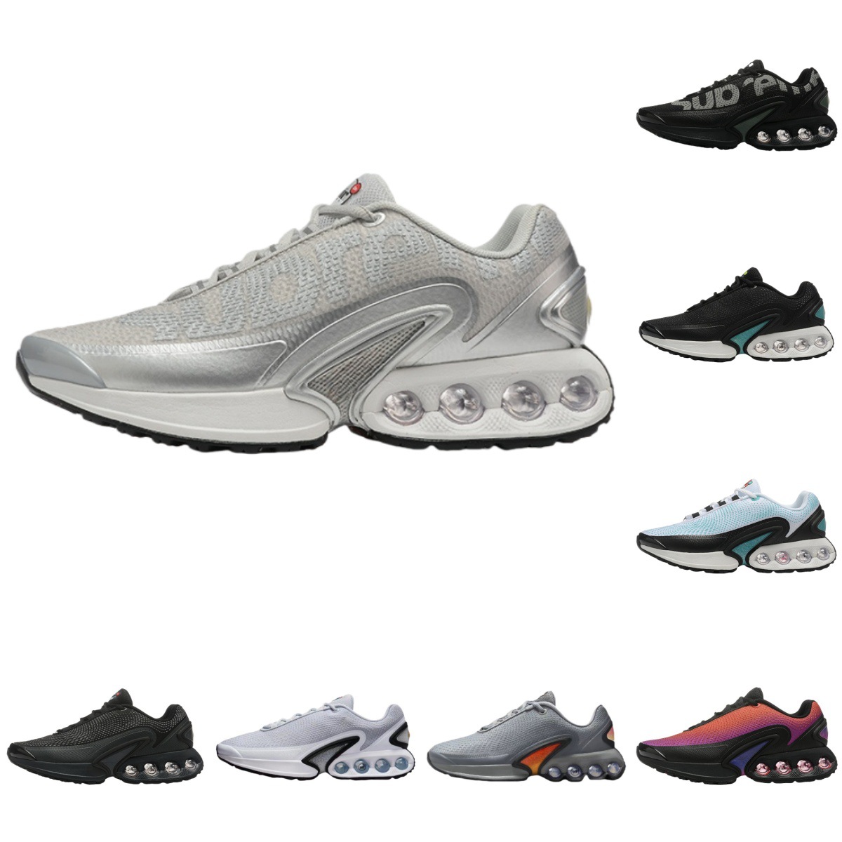 Putian Shoes Max DN Men's and Women's Half Palm Air Cushion Running Shoes All-match Shock Absorbing Casual Lightweight Shock Absorbing Matte Student Shoes