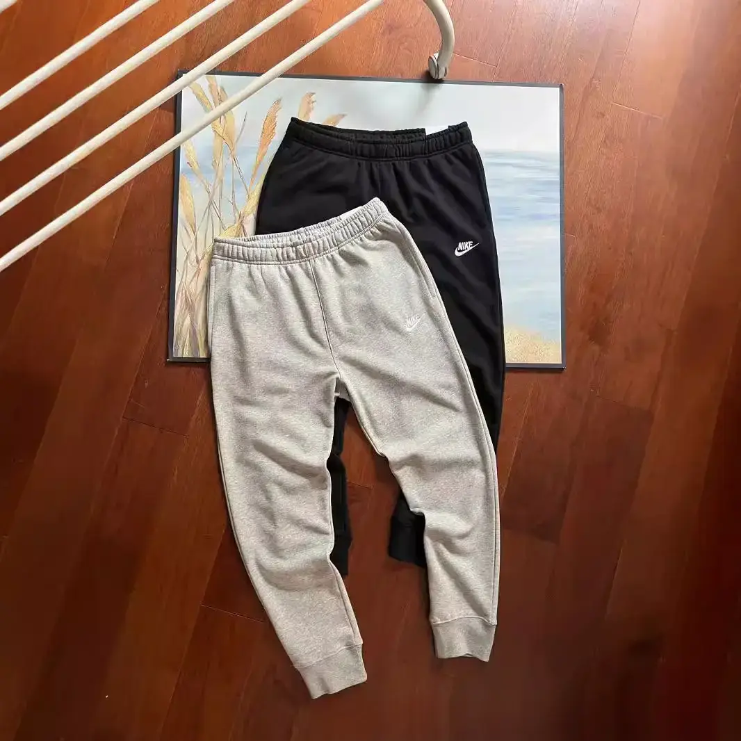 Autumn 2024 New Men's Embroidered Hook Sports Leisure terry Knitted Pants Couple Sweater Upper Body