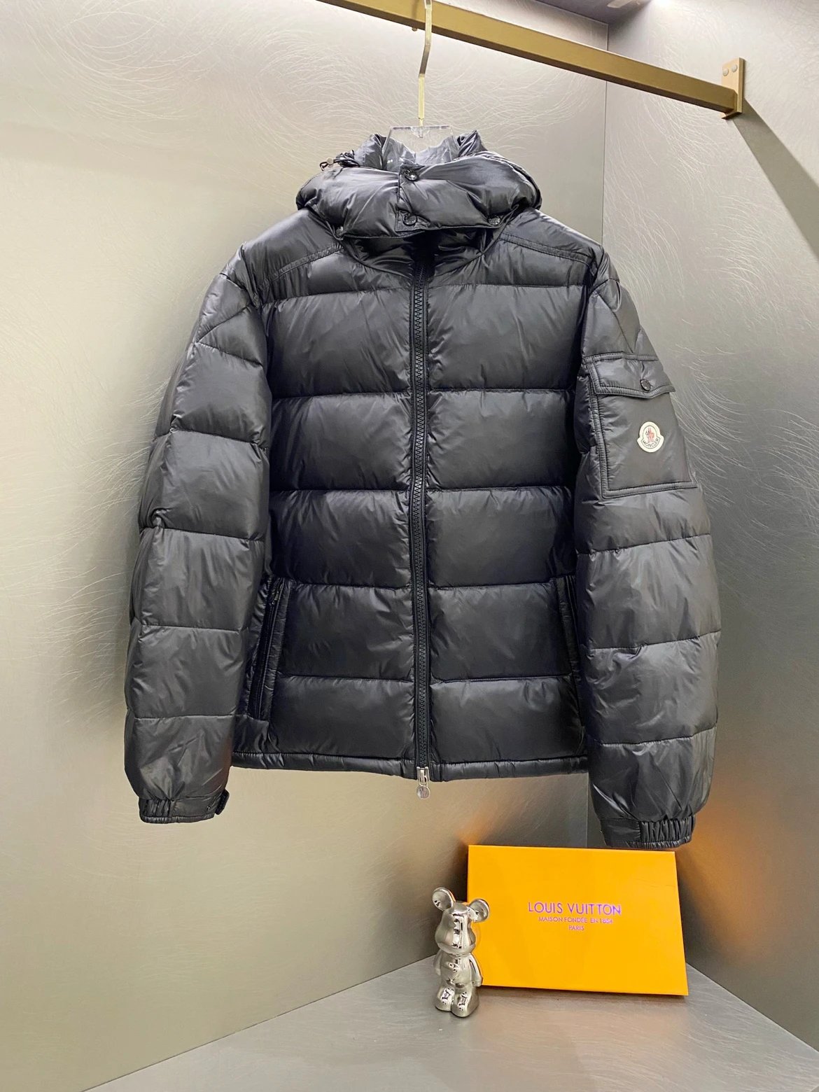 M*K羽绒服 Foto QC de WEIDIAN na Qualit.ly