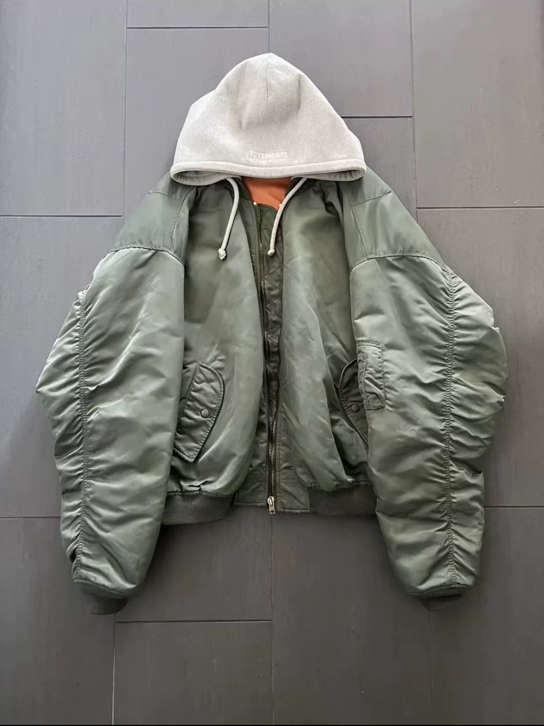 In Stock) Vtm 2016 Og Green Bomber Archive Military Green Bomber Jacket