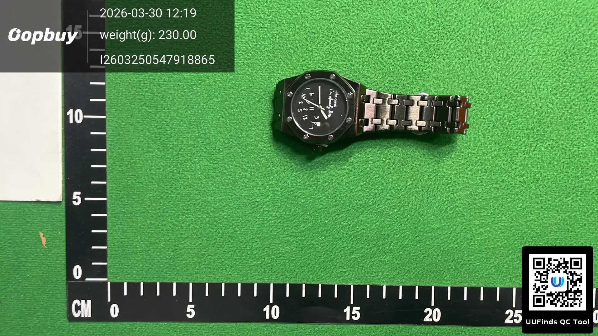 Men's Stainless Steel Watch Black