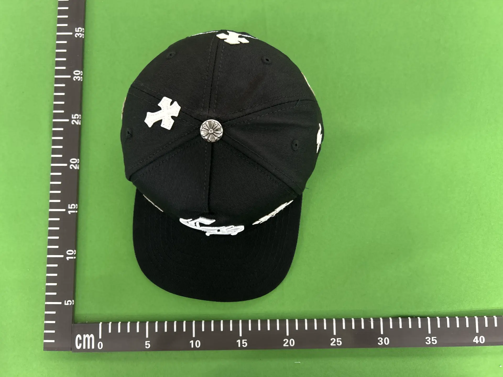 Chrome Hearts Black Baseball Cap