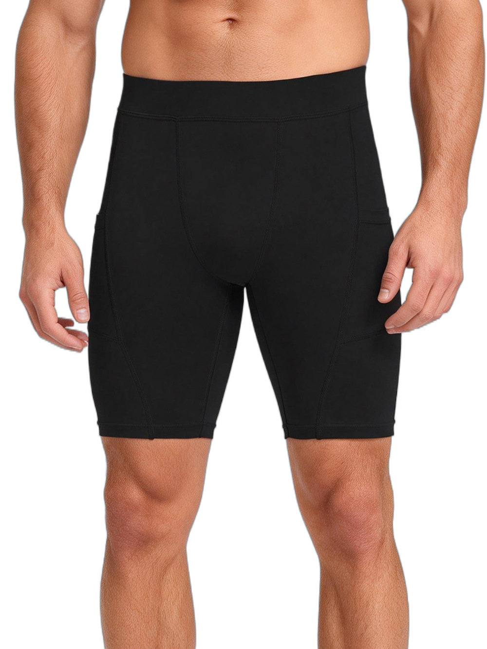 Sige Tu Cross-Border Sports Yoga Shorts for Men, Summer Fitness Quick-Dry Compression Shorts for Running and Basketball Training