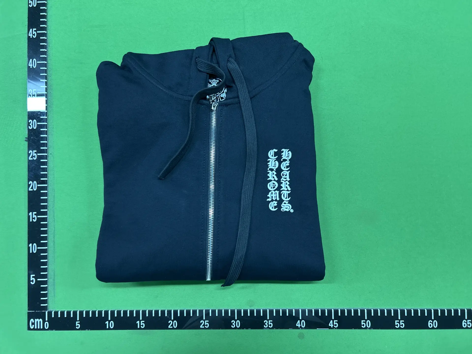 Chrome Hearts Horseshoe Zip Hoodie Black