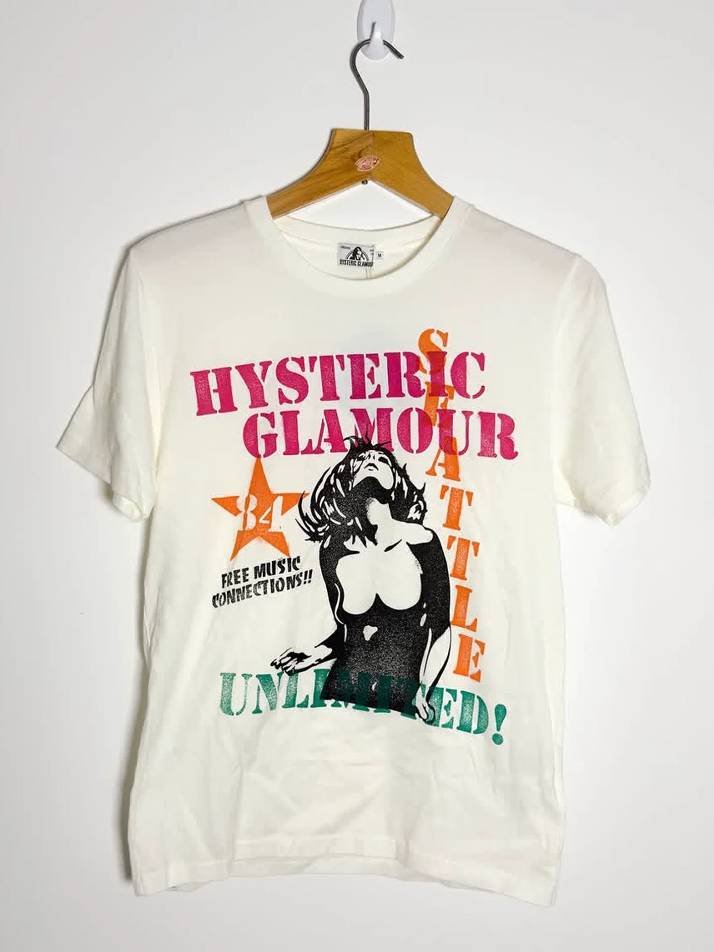 Hysteric Glamour 歇斯底里 视觉系 稀有印花女郎 短袖T恤