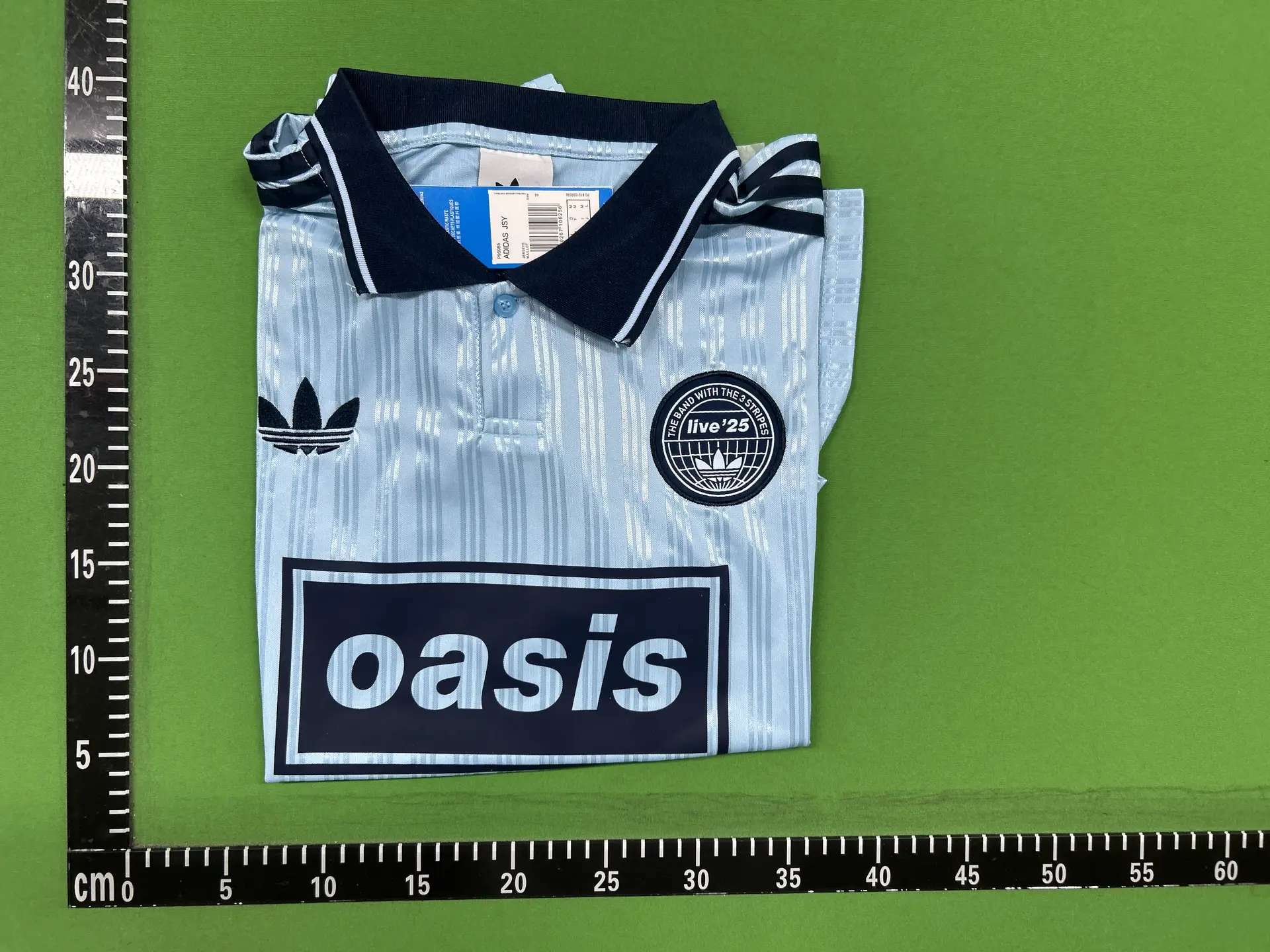 Oasis Oasis Band 25Th Anniversary Joint Jersey Football Uniform Fan Edition Retro Style Sports and Casual Jersey