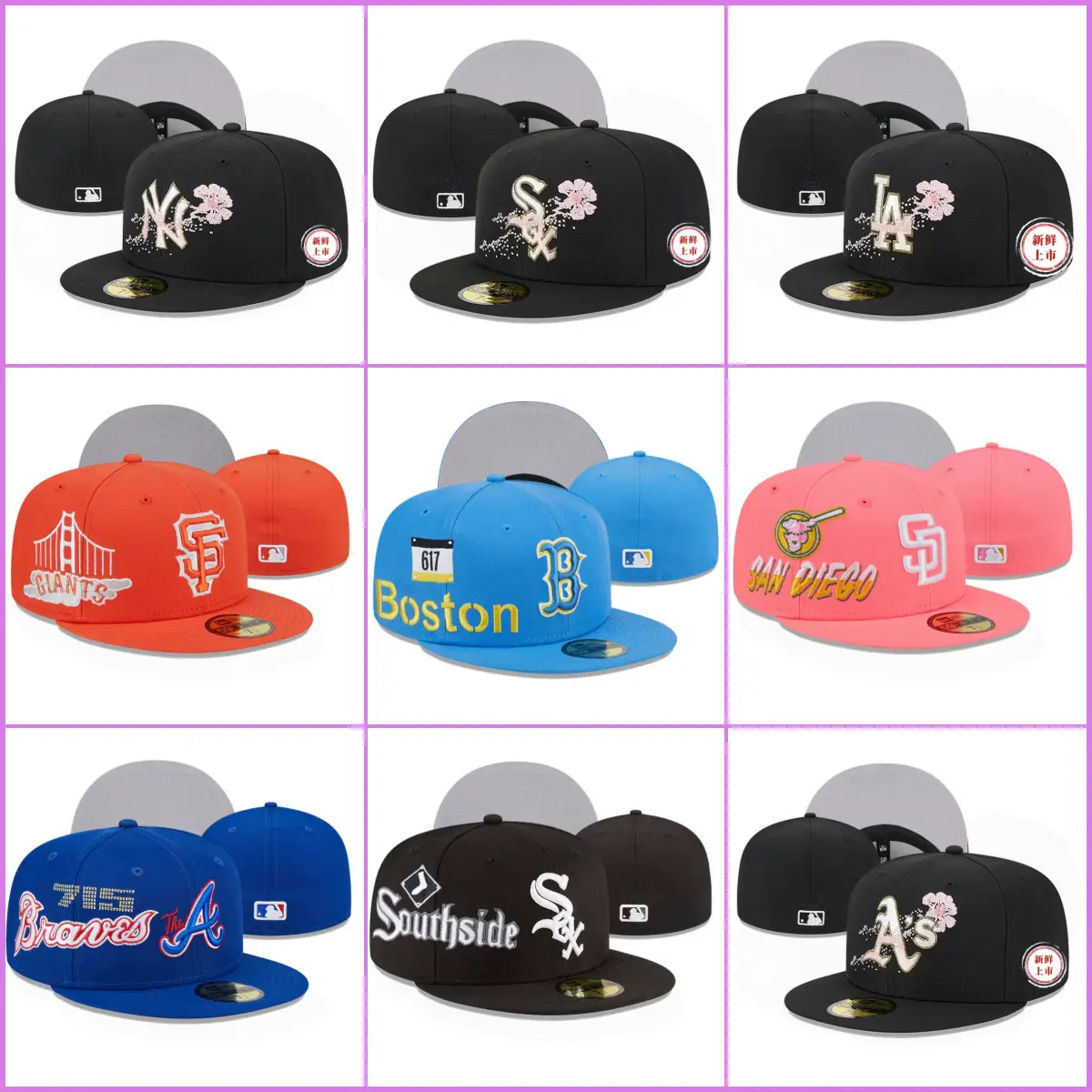 Pouchanganfo Cross-Border Wholesale Stereo Embroidered Baseball Cap Team Cap Year Commemorative Cap Classic Sports Cap