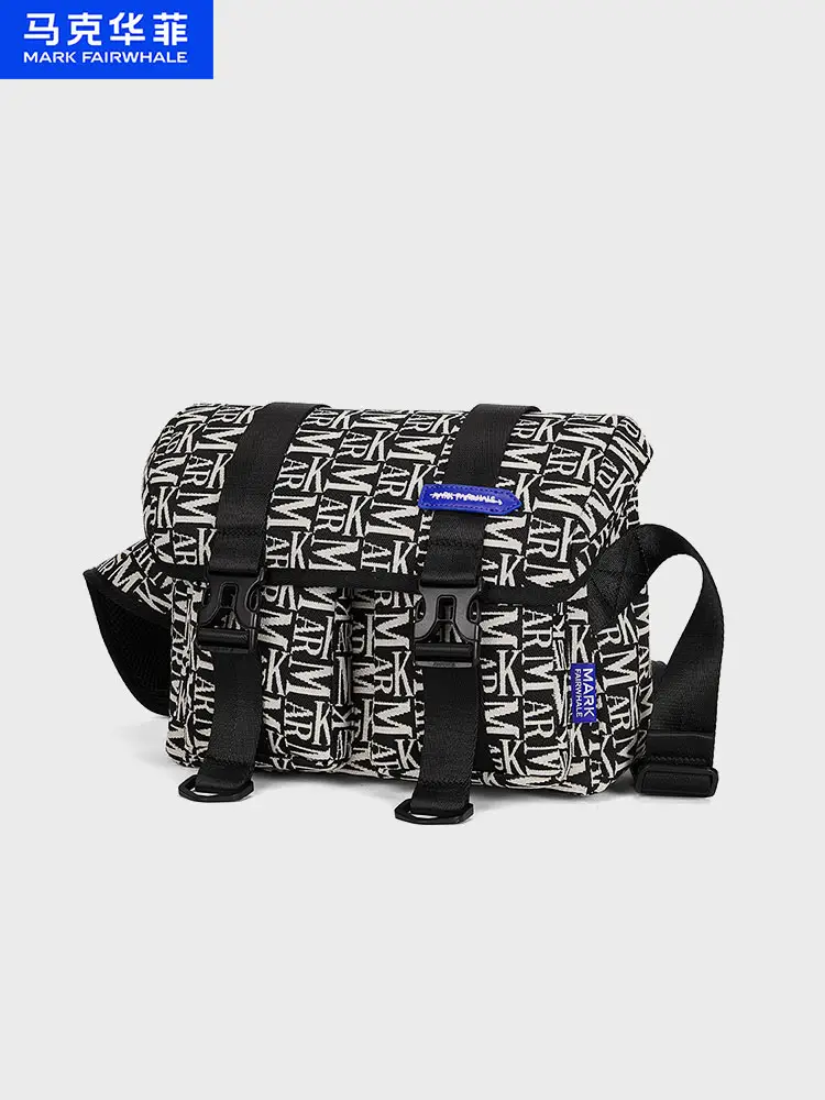 Mark Huafei Fashion Trendy Sports Crossbody Bag Shoulder Bag Men Bag Chest Bag Casual Work Clothing Messenger Bag Men