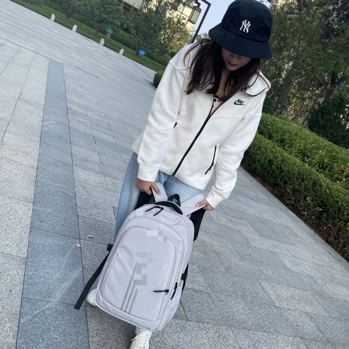 Trendy Brand Large-Capacity Student Schoolbag Casual Simple Men's and Women's Commuter Backpack Outdoor Travel High-Value Backpack