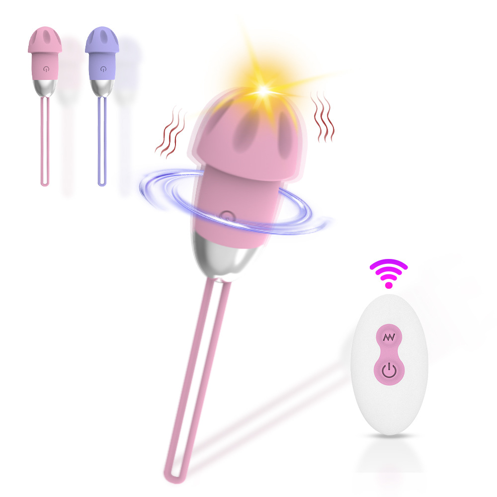 Mushroom Two-Color Vibrating Egg Wireless Remote Control Female Adult Toy Clitoral Stimulation Room Fun Orgasm Masturbation Device