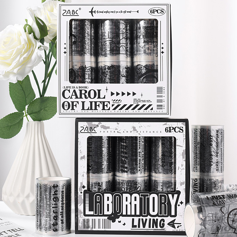ZABC Cross Border PET Crystal Special Oil Tape Life Lab & Life Carol Series 6 Involved in suit