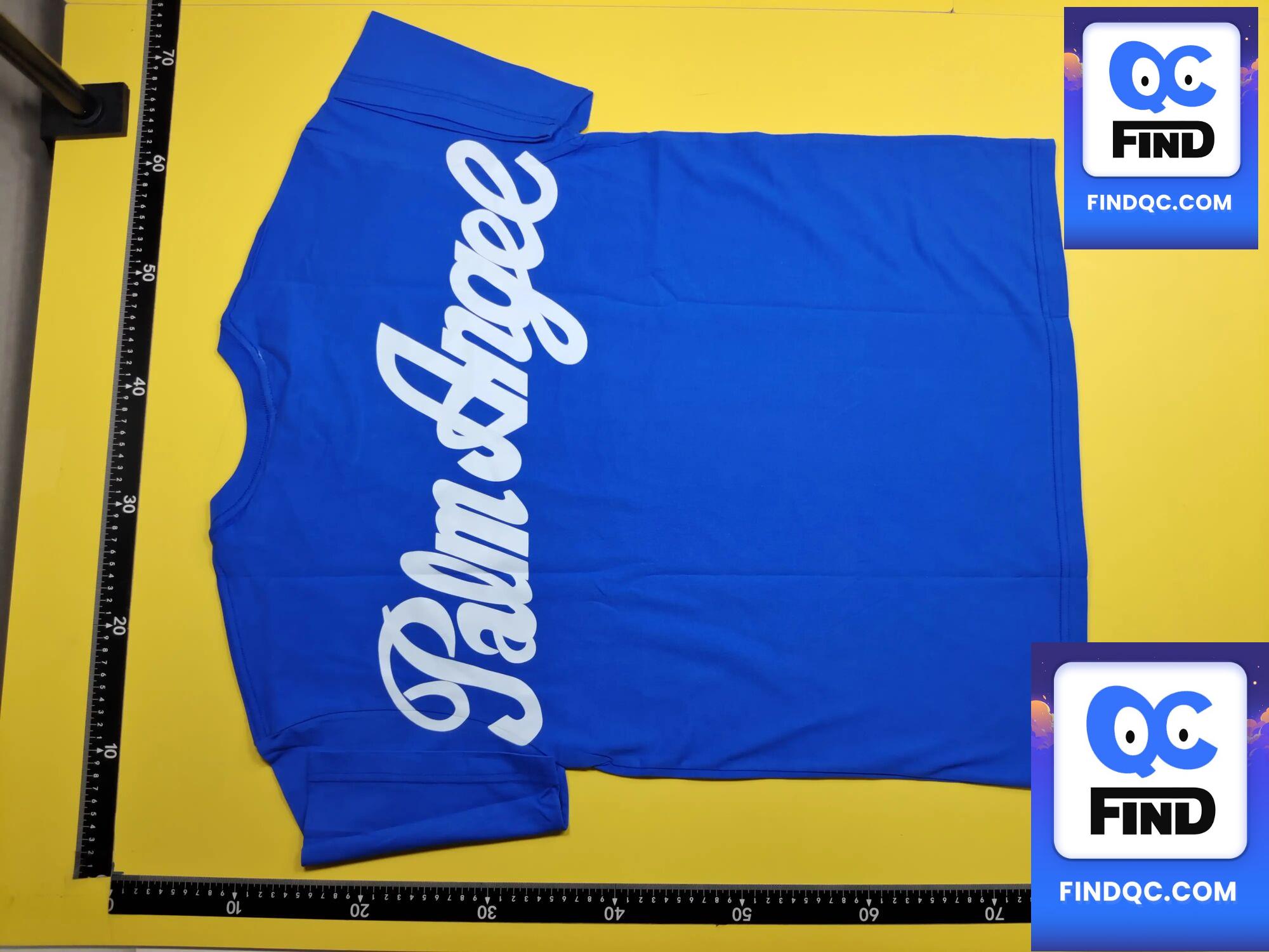 European and American Trendy Brand Palm Angels High Quality Palm Unisex Same Style Printed T-Shirt Men's Short Sleeves QC