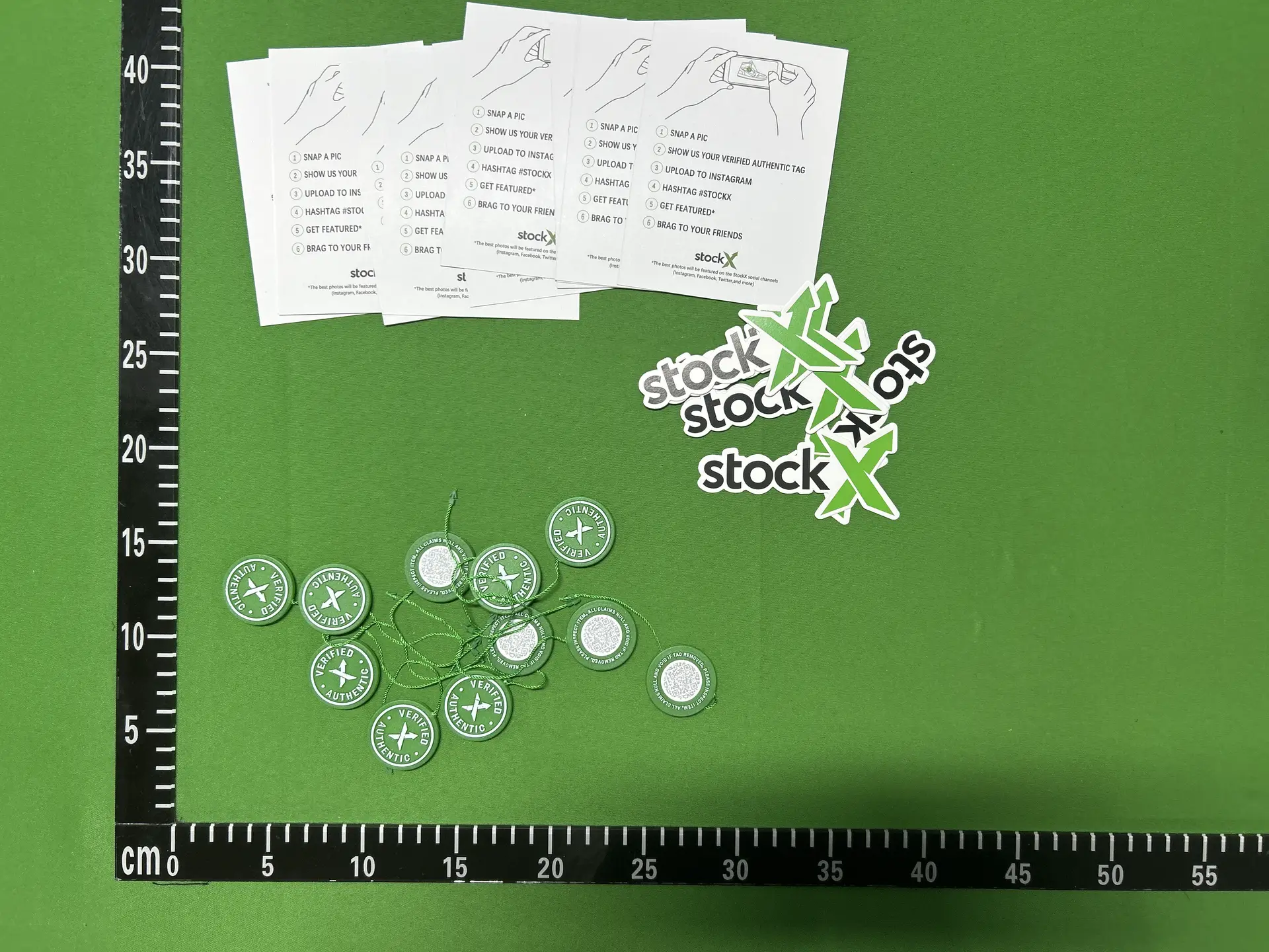 StockX Green Verified Authentic Tags