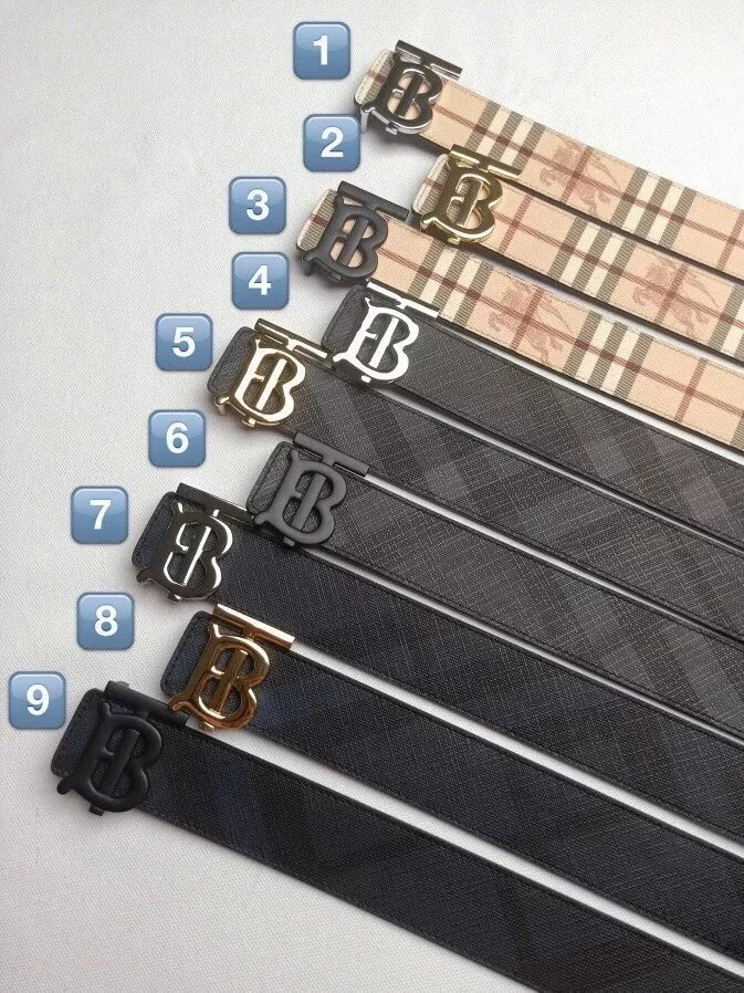 Burberry Haymarket Check Belt
