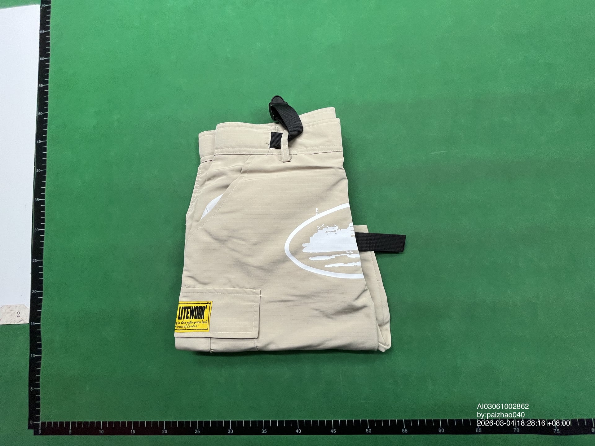 Corteiz Alcatraz Cruise Print American Style Trendy Men and Women Loose Casual More Flap Pocket pants parka Half Length shorts QC