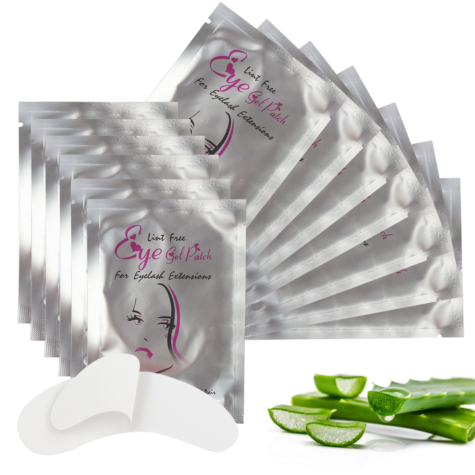 Wholesale Eyelash Extension Eye Patches, False Eyelash Isolation Pads, Beauty Eyelash Isolation Upper and Lower Lash Gel Eye Patches