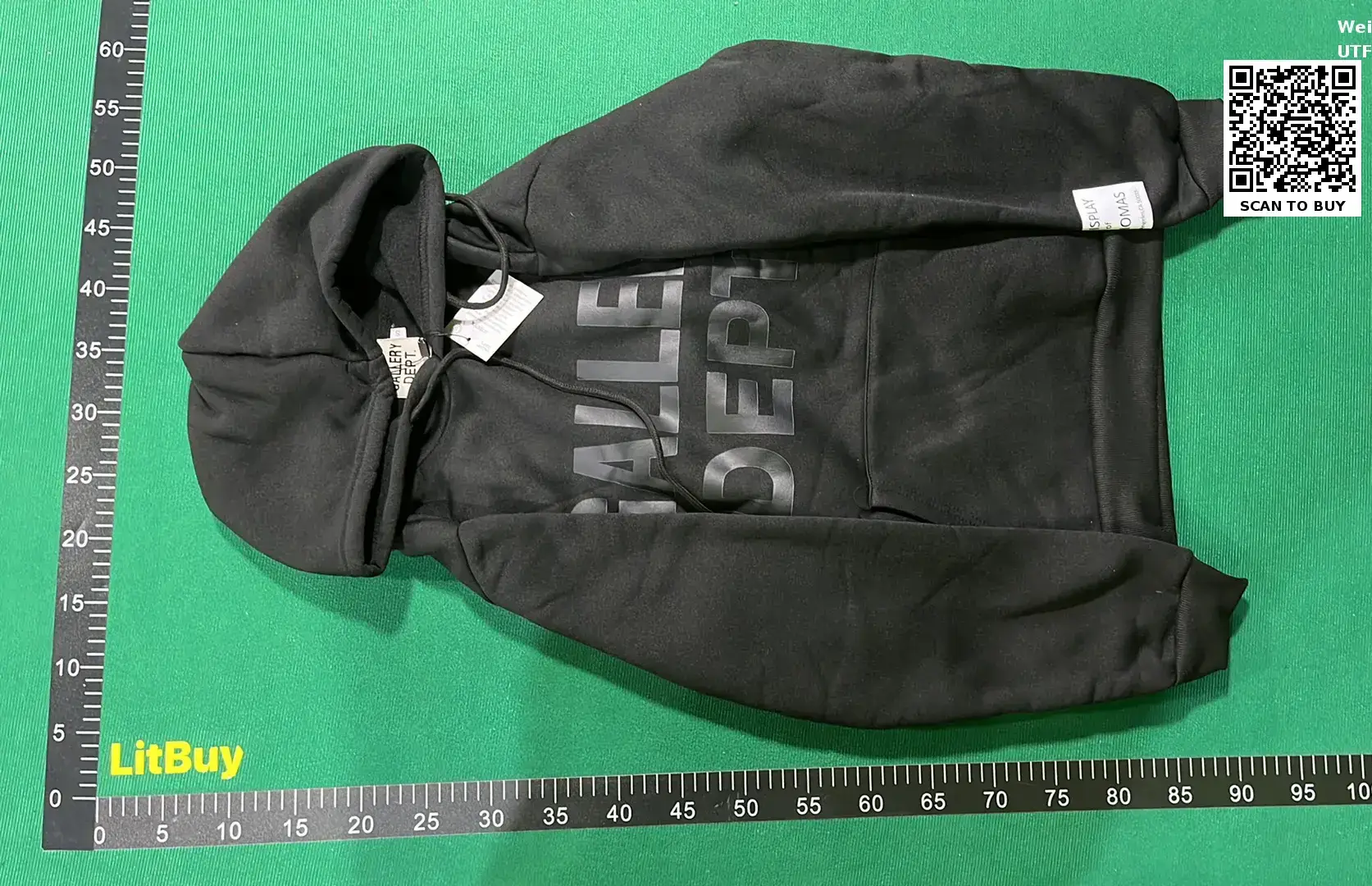 Gallery Dept Black Hoodie