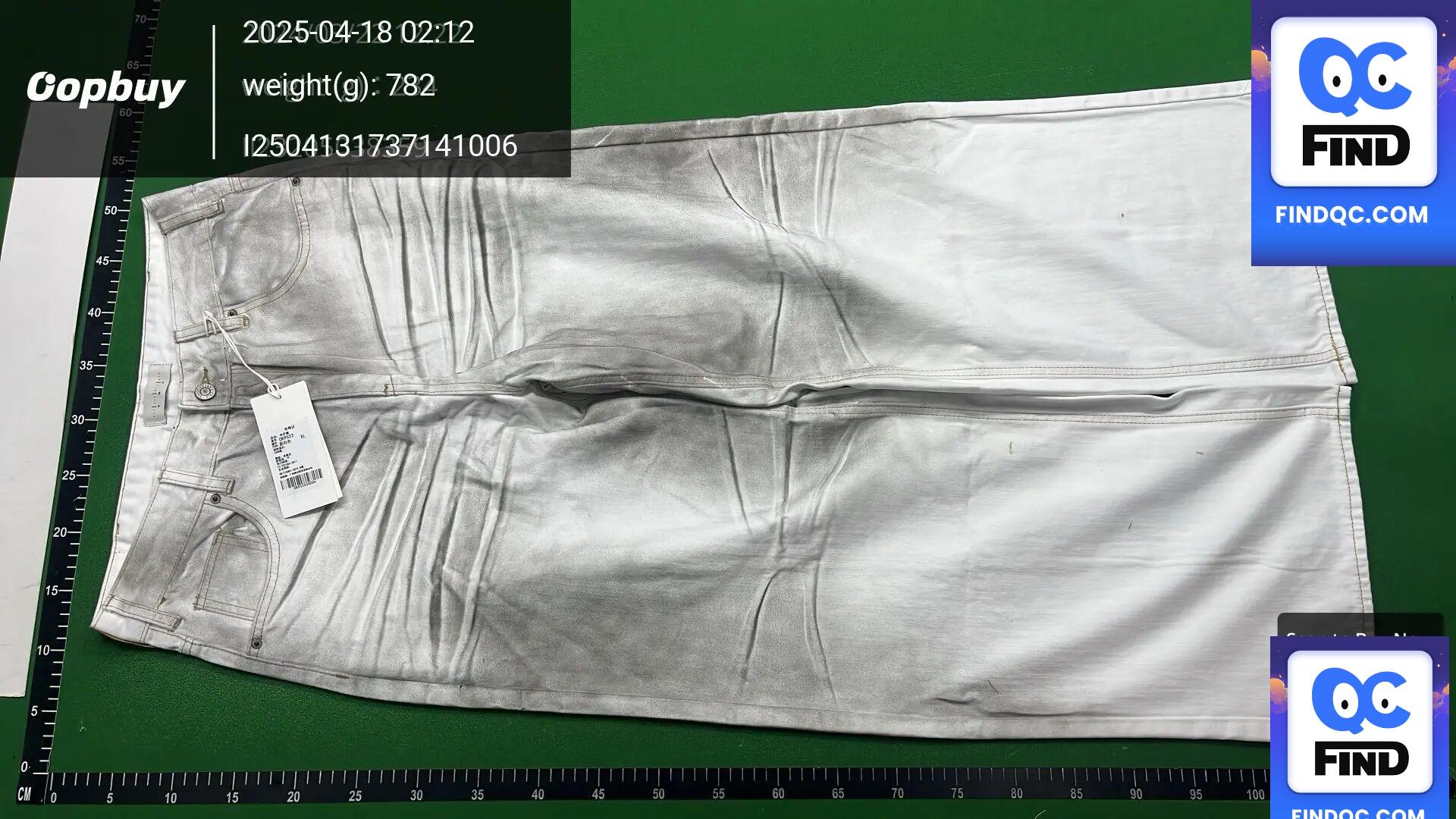 Vujade Style Washed and Distressed Vintage Denim Wide-Legged Men and Women Same Style American Loose Vibe pants QC
