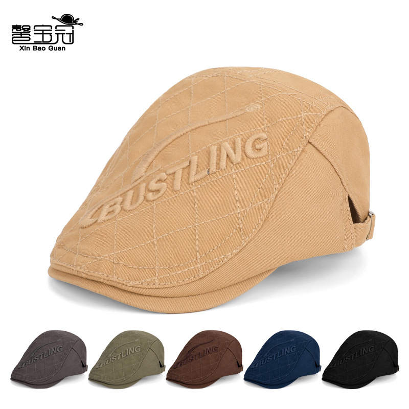 Casual Fashion Forward Cap Japanese Retro Duckbill Painter Hat Spring and Summer Outdoor Versatile Sun Protection Beret