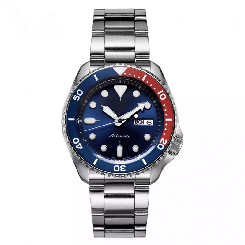 2021 Round Ordinary Casual Spiral Crown Single Folding Buckle Can Business Casual Quartz Men's Pointer Watch