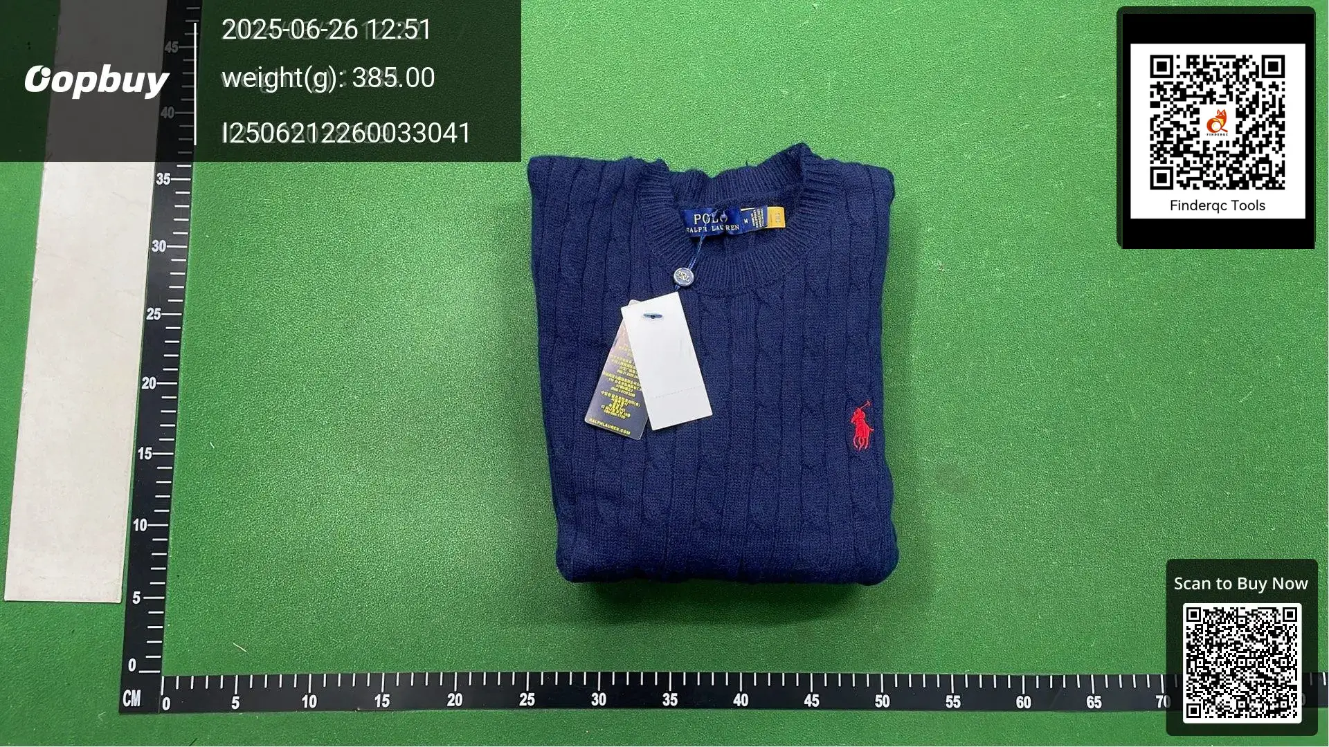 Polo Ralph Lauren Cable Knit Sweater Navy