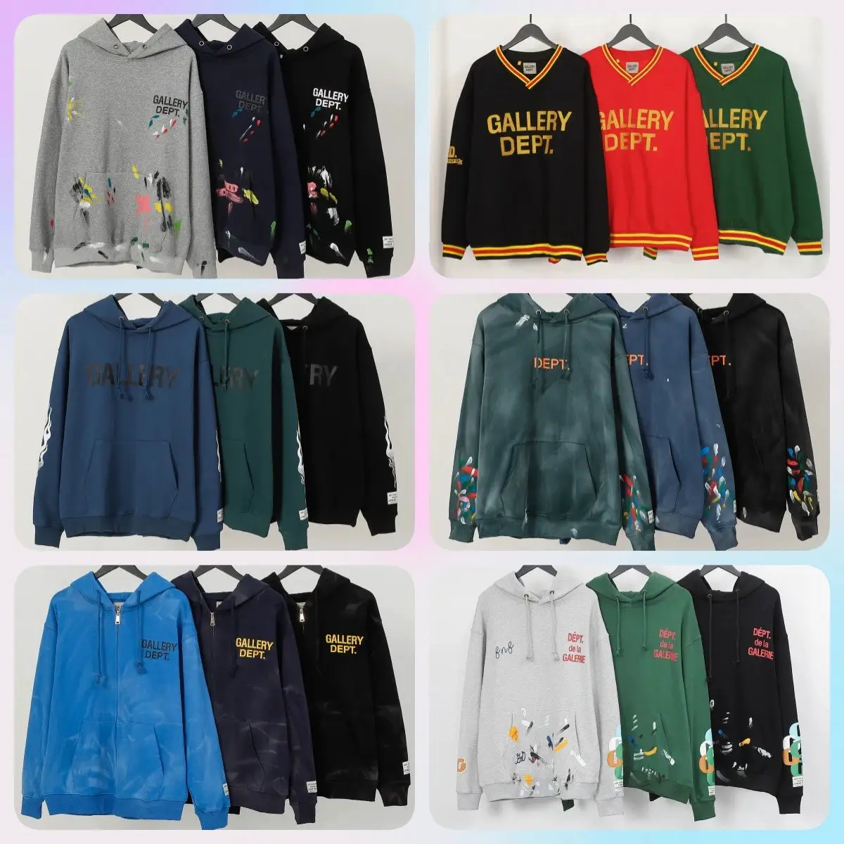 American retro vintage vintage GD brain casual loose hooded sweatshirt for both men and women