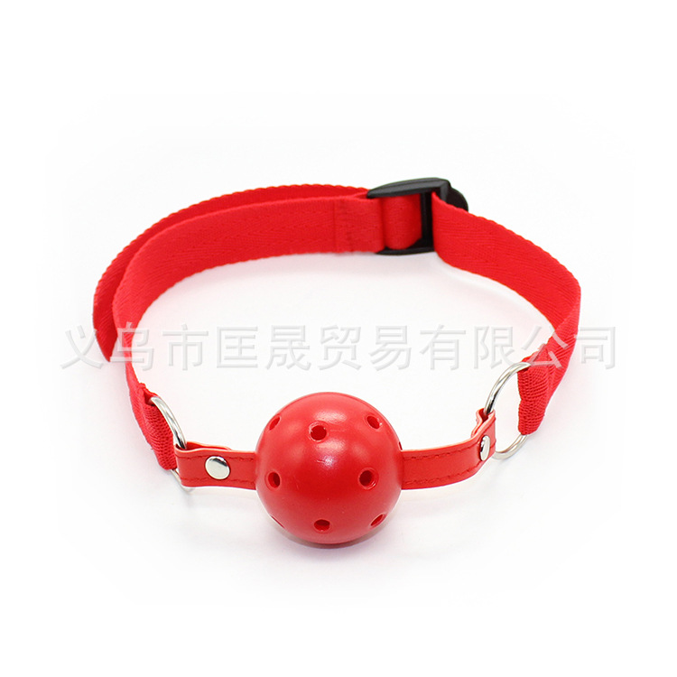 Kuang Sheng best selling nylon with hollow plastic plug pink red black mouth ball cangue a generation of wholesale custom