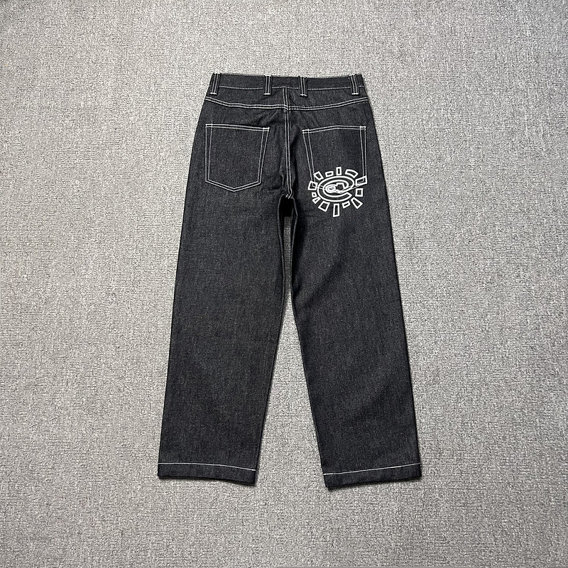 Cross-border Trendy Brand alwaydowhatyoushoulddo Classic Wash Denim Pants European and American Casual All-match Pants