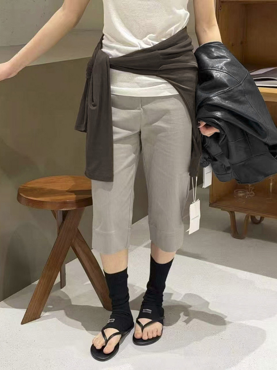 Love and Nancy Thirteen Lines 2026 Spring/Summer Korean Style Elegant Slim Fit Suit Pants for Women 04097