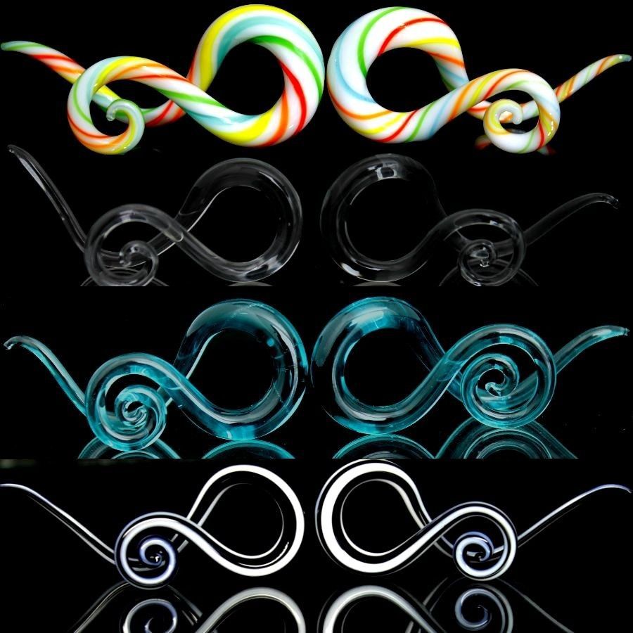 Manufacturers sell exquisite auricle glass snail ear expansion human body puncture jewelry